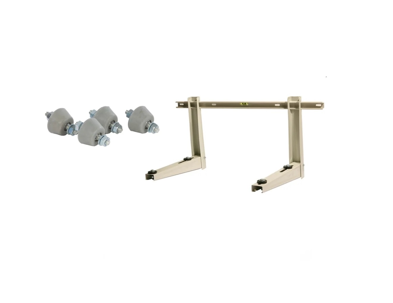 Beugel klein wit + 4 dempers