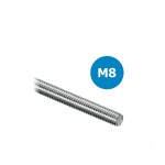 draadstang m8, 1 meter, per stuk