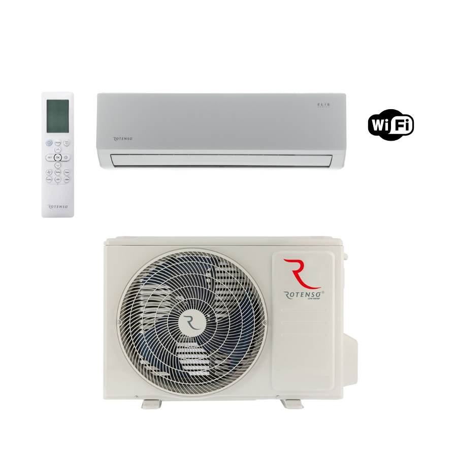 Rotenso airco set Elis zilver ES26Xi / EO26Xo