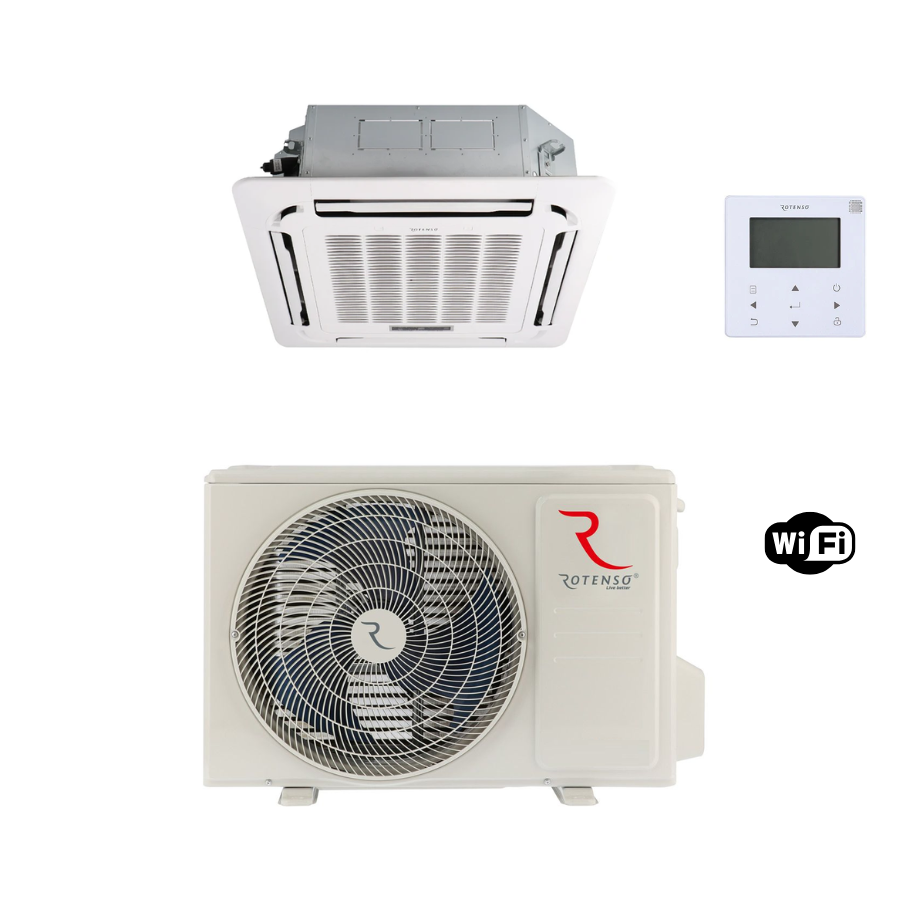 Rotenso Tenji Cassette 3,5 kw set airconditioner